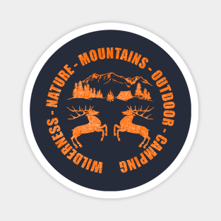 Outdoor camping wilderness Magnet